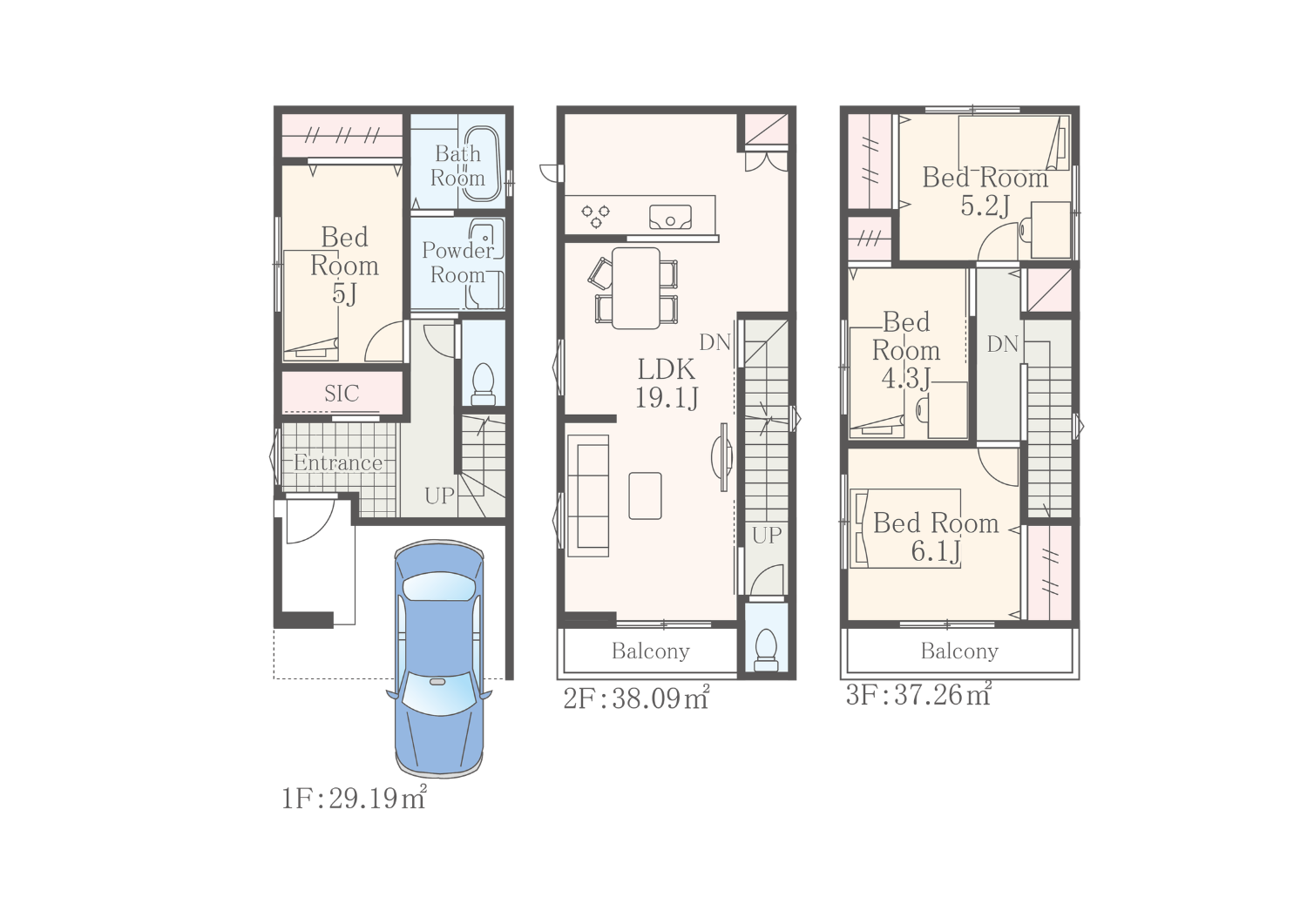 間取図　2LDK＋2S